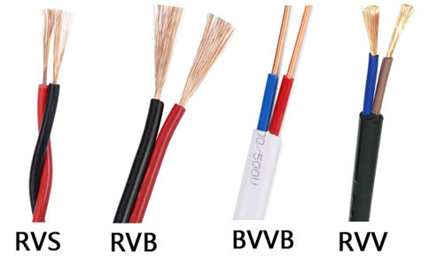 RVS與RVB、BVVB、<a href='http://www.molniya.cn/rvvdianxian/' target='_blank'><u>RVV電線</u></a>